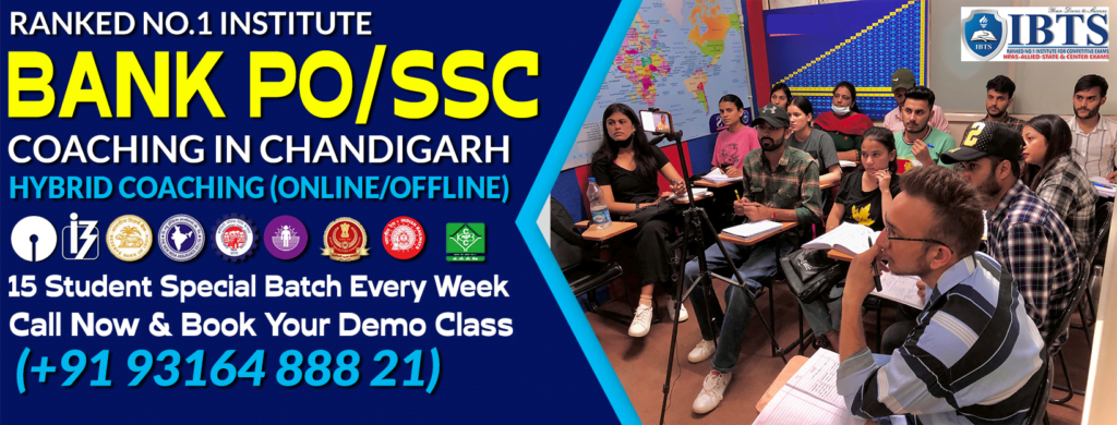 BANK PO SSC coaching in chandigarh