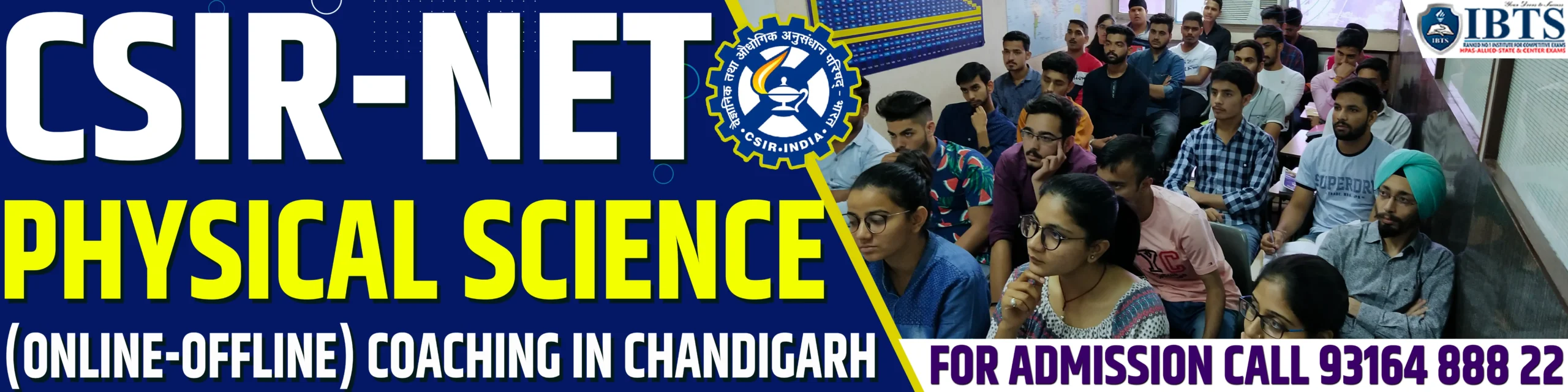 CSIR NET Physical Science Coaching in Chandigarh