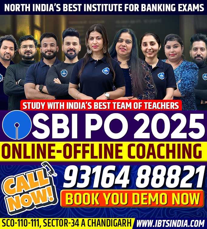 Best SBI PO COACHING IN CHANDIGARH